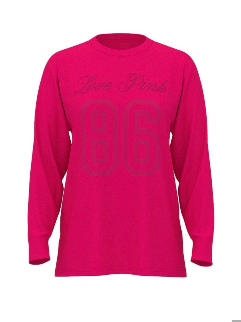 PINK Victoria's Secret Long Sleeve Tee - Hot Pink